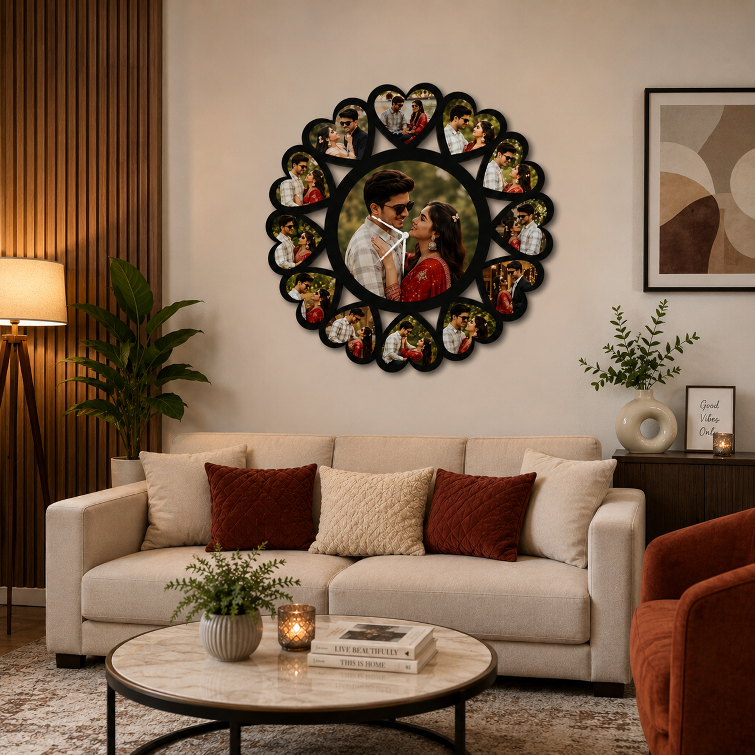 Customize your favorite photo on a premium MDF wall clock and turn special memories into timeless décor. Perfect for birthdays, anniversaries, weddings, and thoughtful gifting
